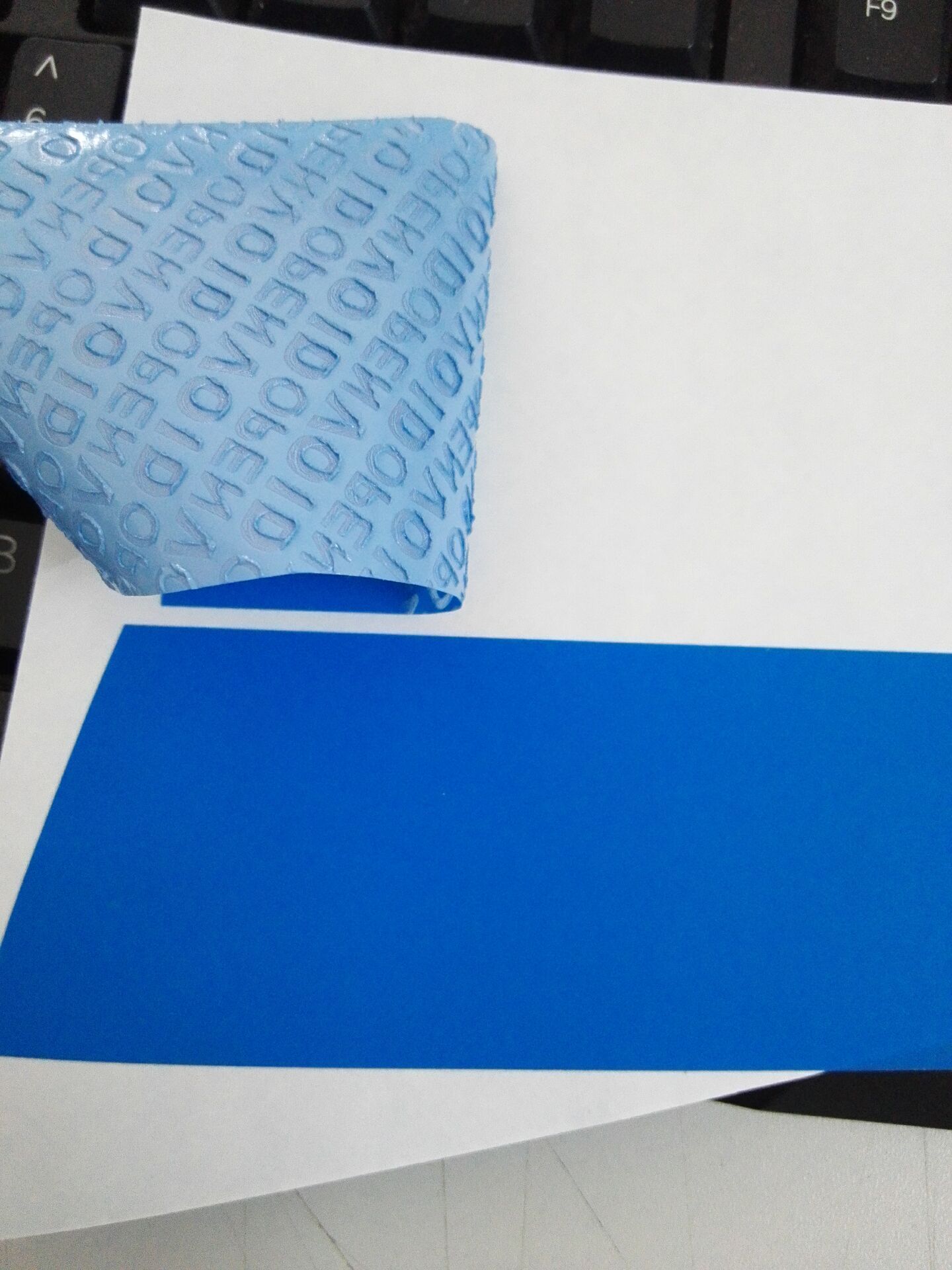 tamper evident void label