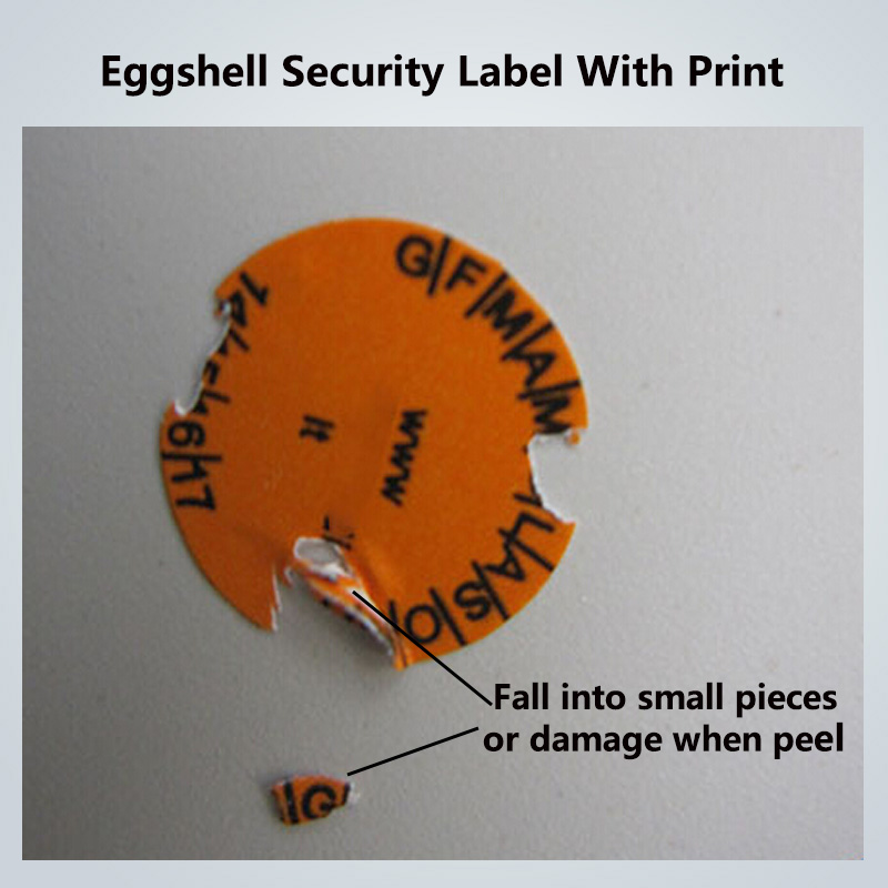 Anti-Counterfeit Destructible Label