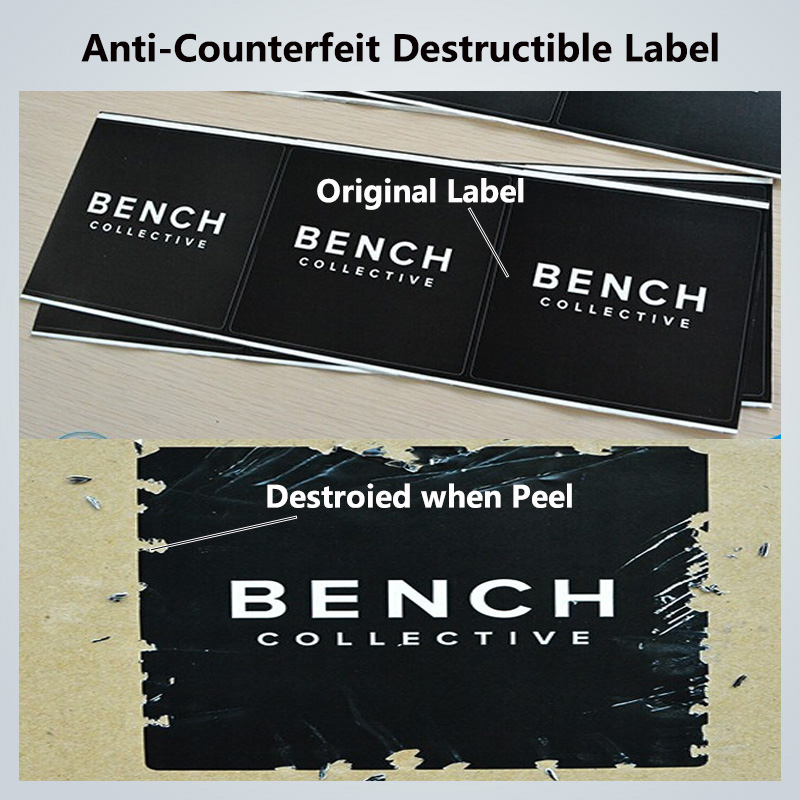 Custom Destructible Label Sticker